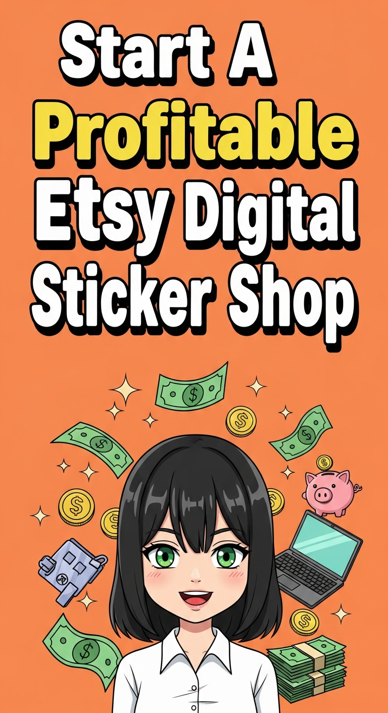 Start A Profitable Etsy Digital Sticker Shop