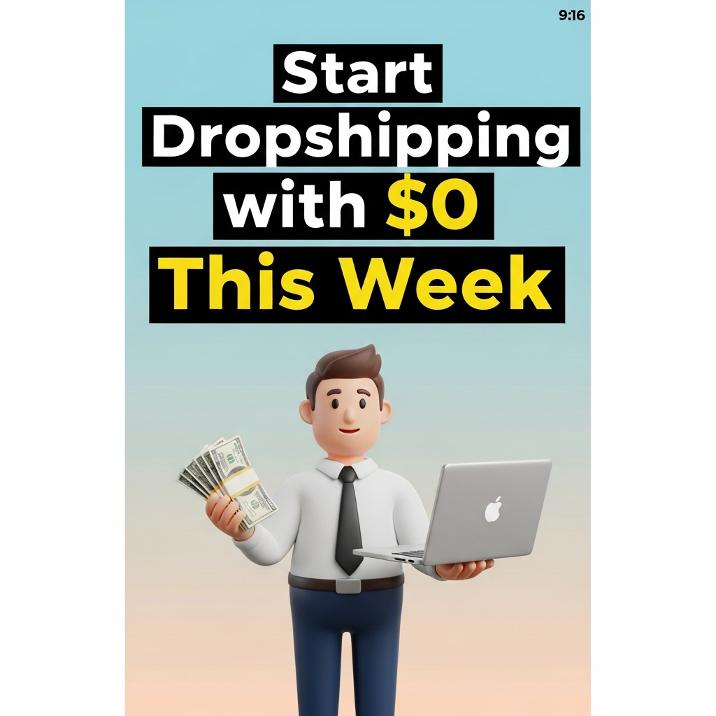 Start Dropshipping with $0 This Week