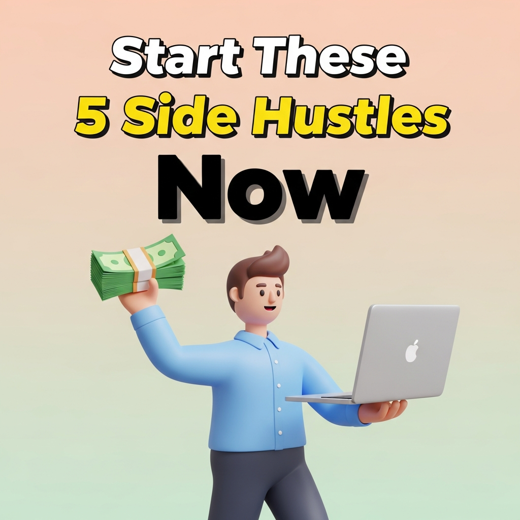 Start These 5 Side Hustles Now
