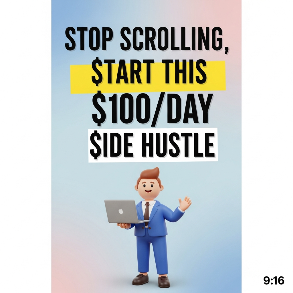 Stop Scrolling, Start This $100/Day Side Hustle