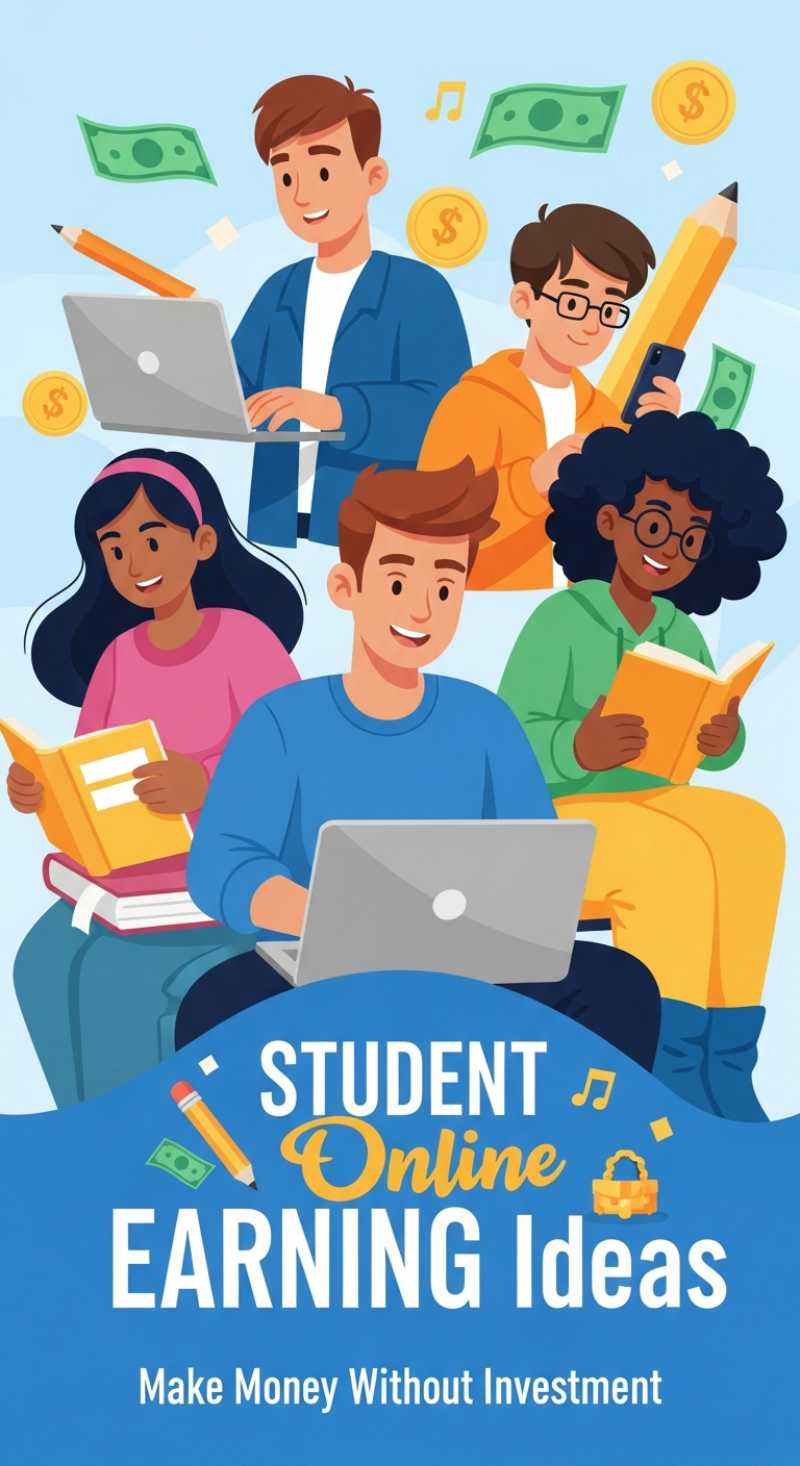 Student Online Earning Ideas: Make Money Without Investment