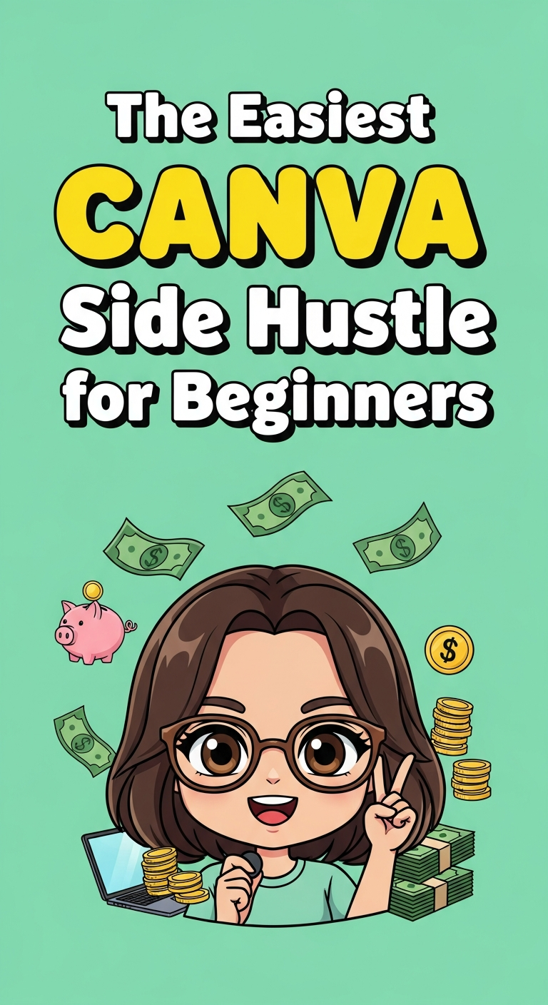 The Easiest Canva Side Hustle for Beginners