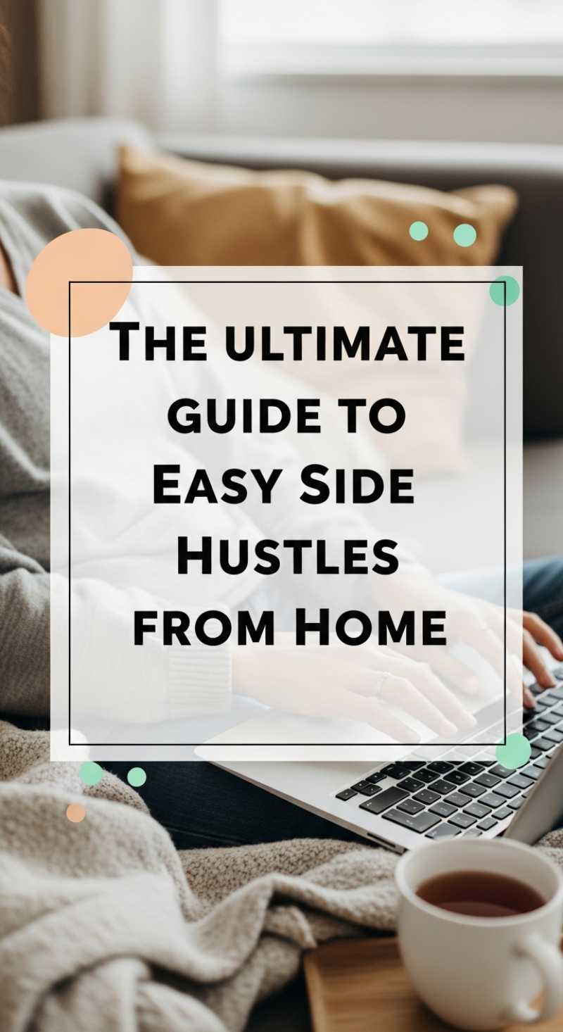 The Ultimate Guide to Easy Side Hustles from Home