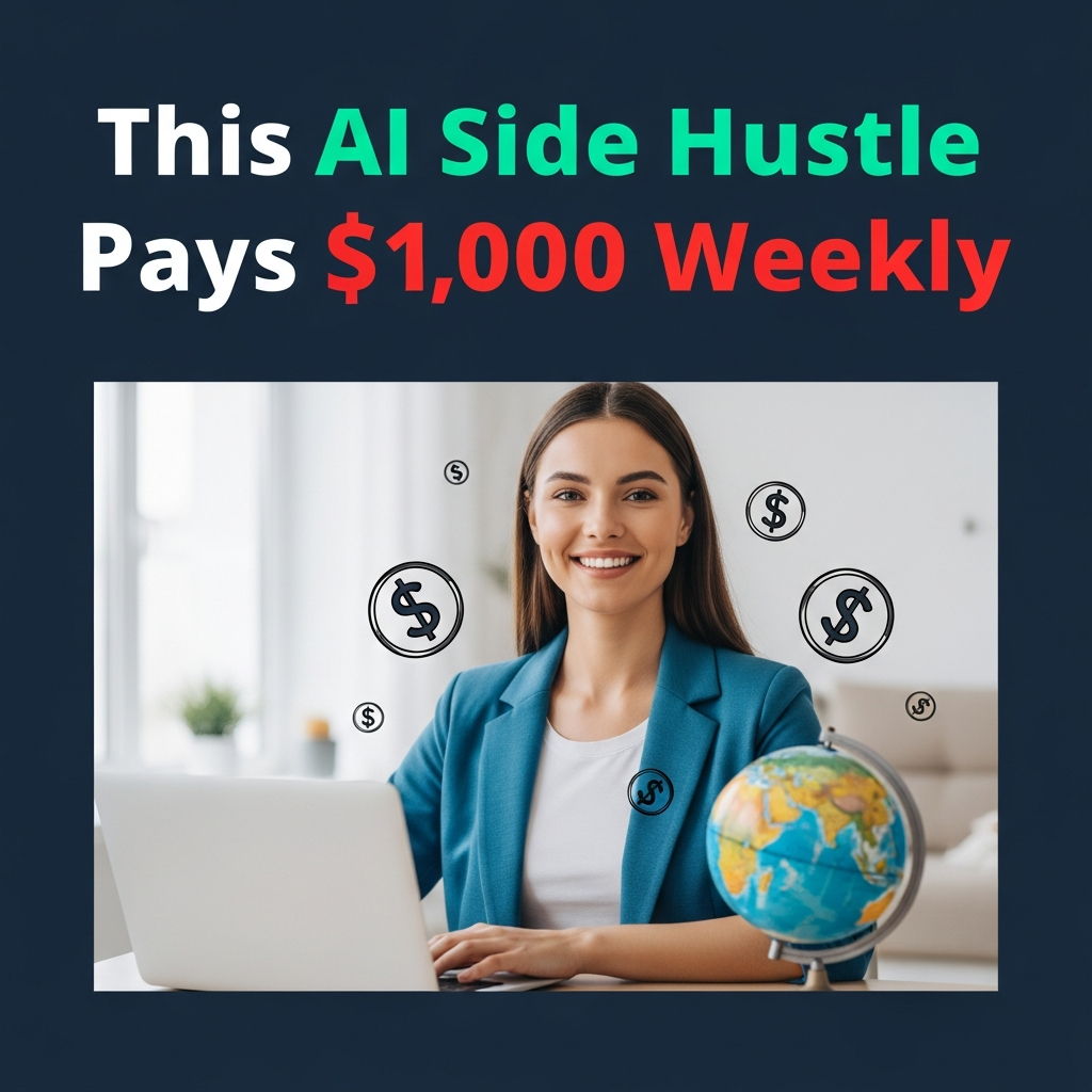 This AI Side Hustle Pays $1,000 Weekly