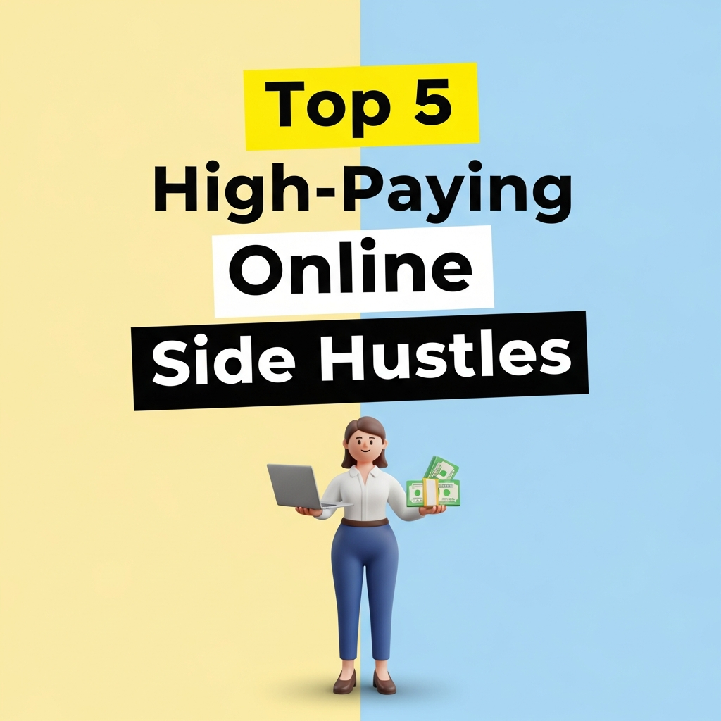 Top 5 High-Paying Online Side Hustles