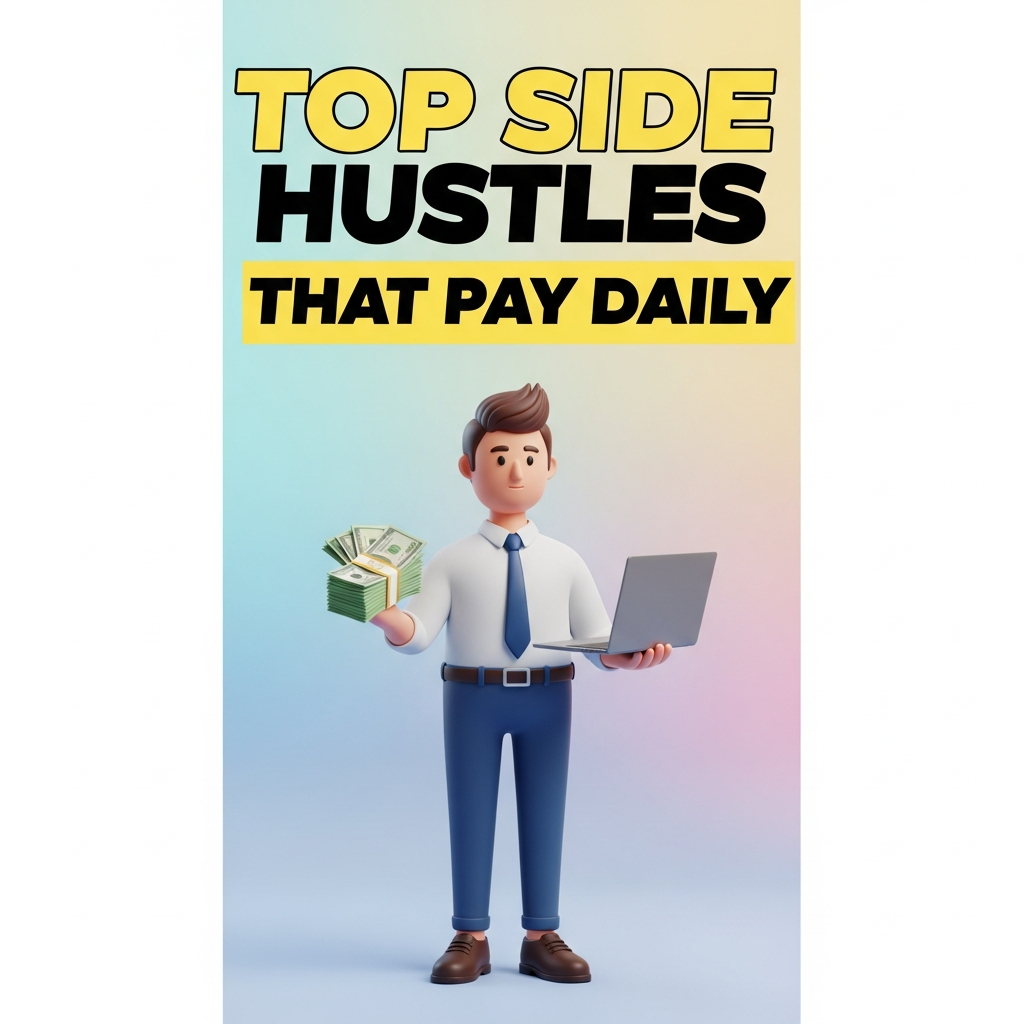 Top Side Hustles That Pay Daily
