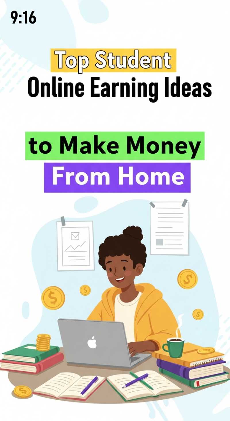 Top Student Online Earning Ideas to Make Money from Home
