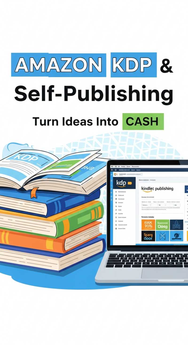Turn Your Ideas into Cash: Amazon KDP & Self-Publishing Income