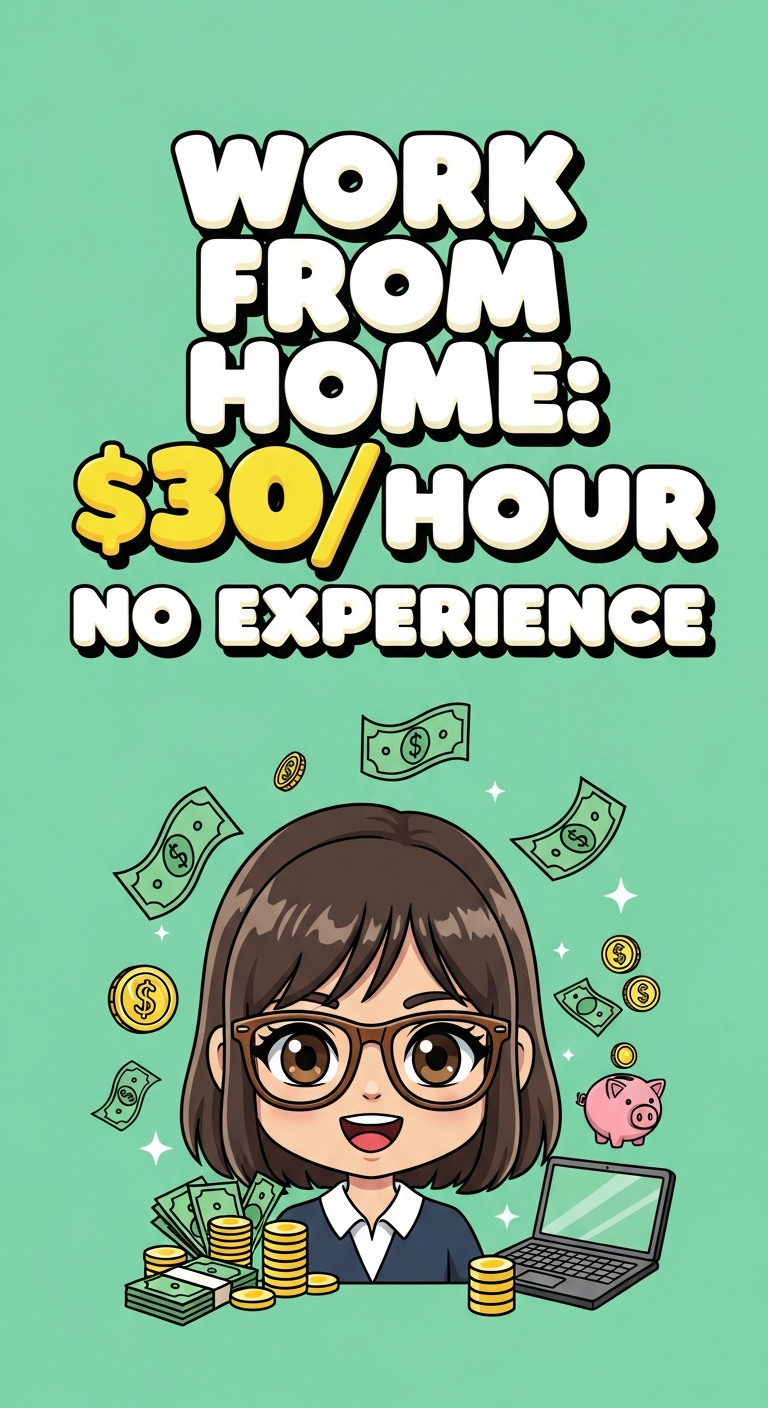 Work From Home: $30/Hour No Experience