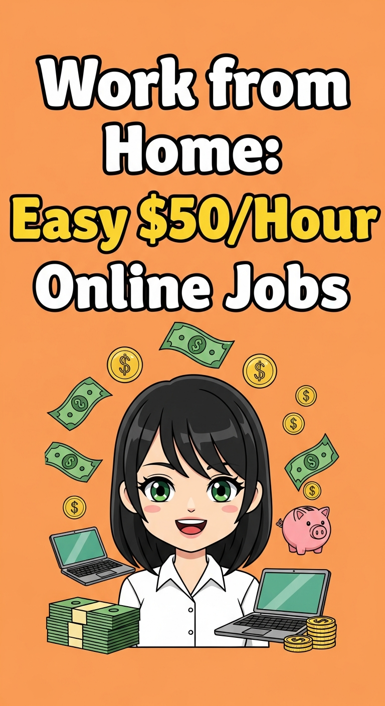 Work from Home: Easy $50/Hour Online Jobs
