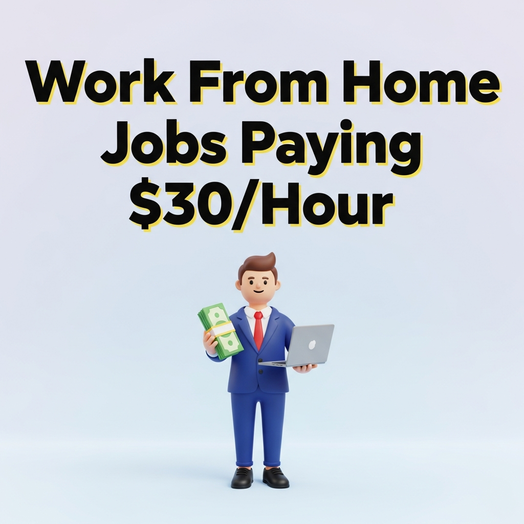 Work From Home Jobs Paying $30/Hour