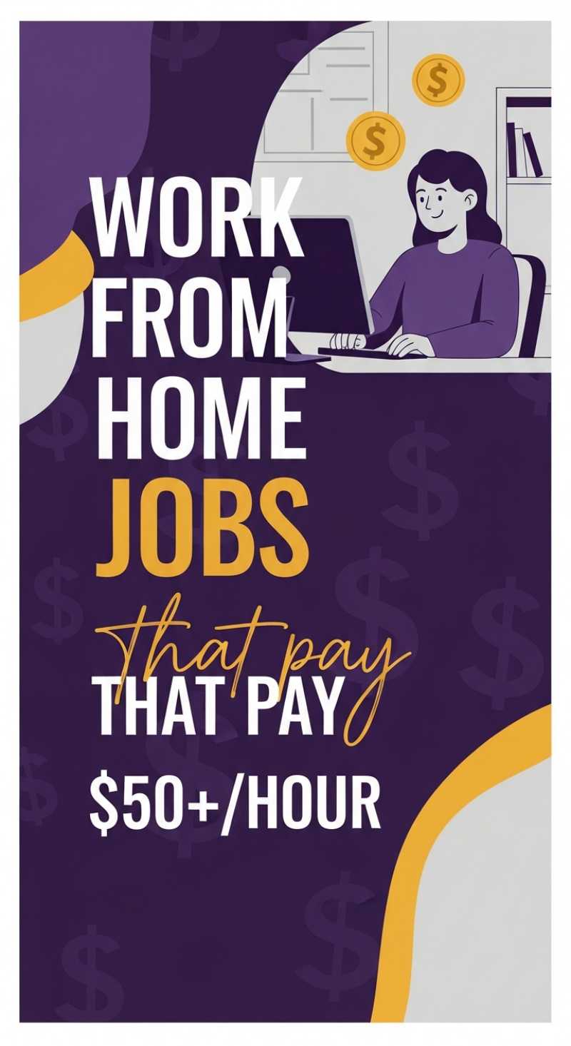 Work From Home Jobs That Pay $50+/Hour