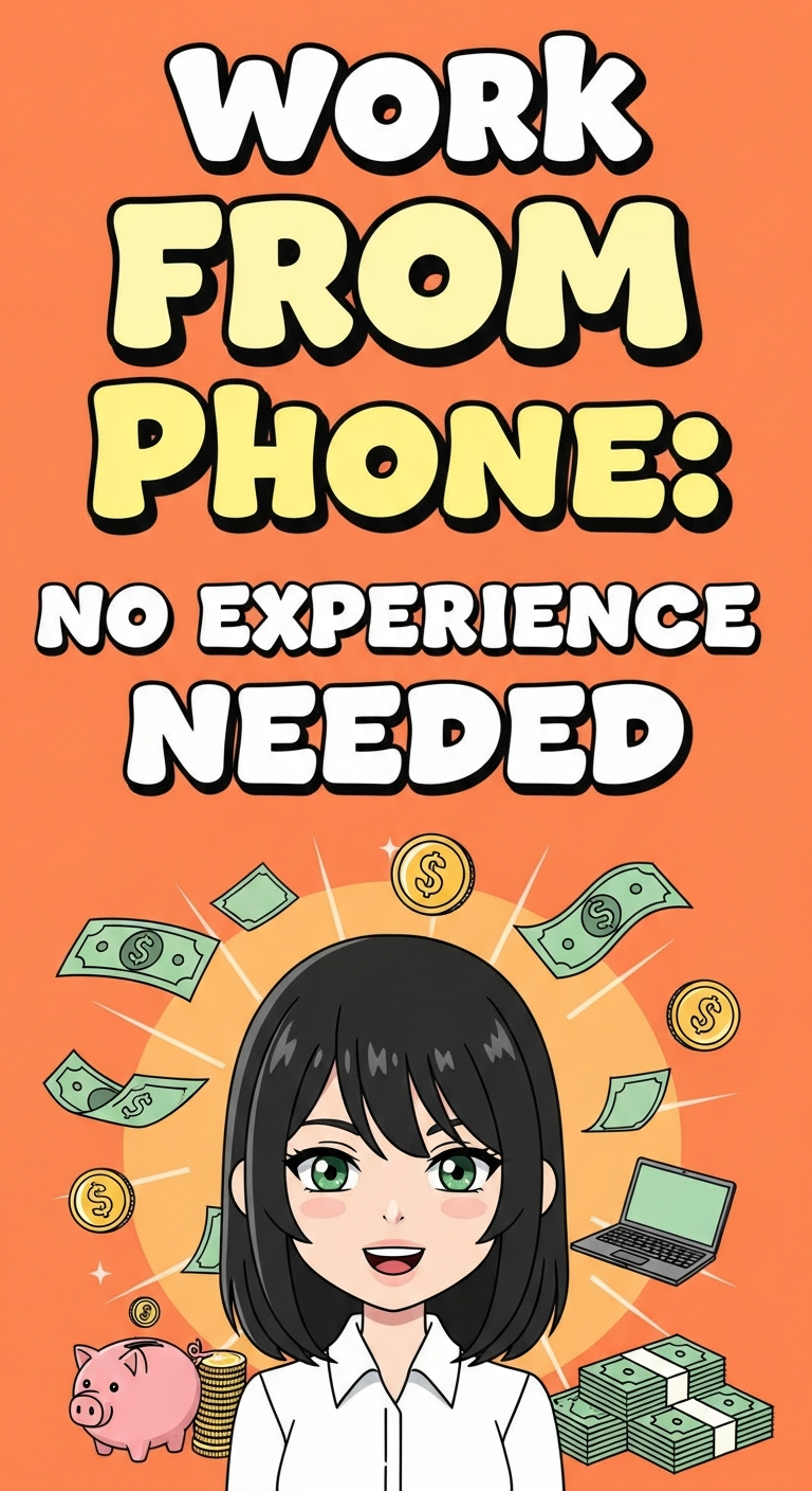 Work From Your Phone: No Experience Needed