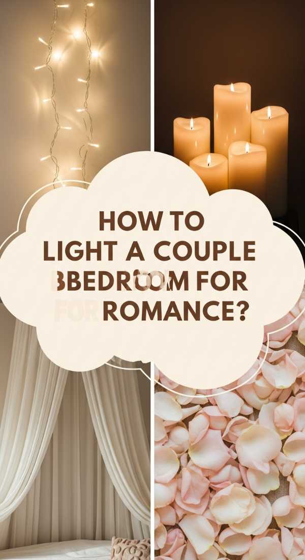 How to Light a Couple Bedroom for Romantic Ambience